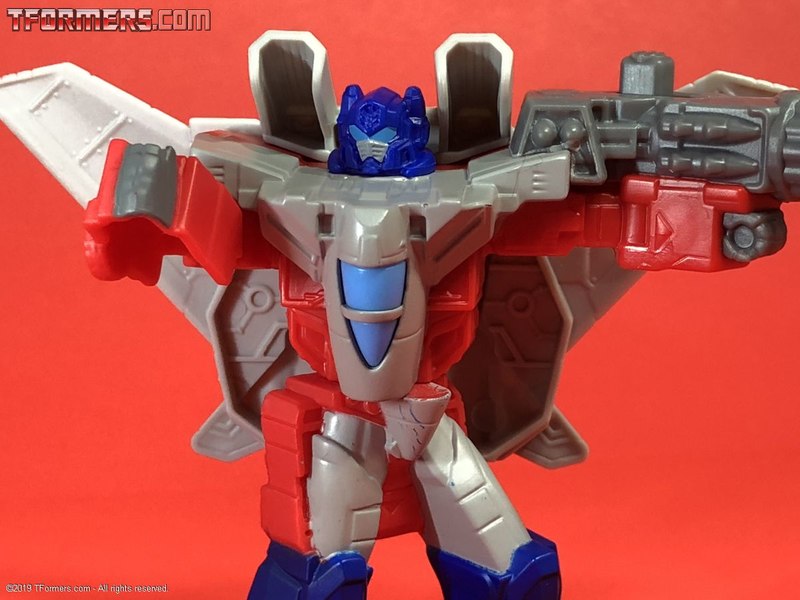 Gallery Burger King Sky Turbine Optimus Prime Cyberverse Transformers Toy  (11 of 38)